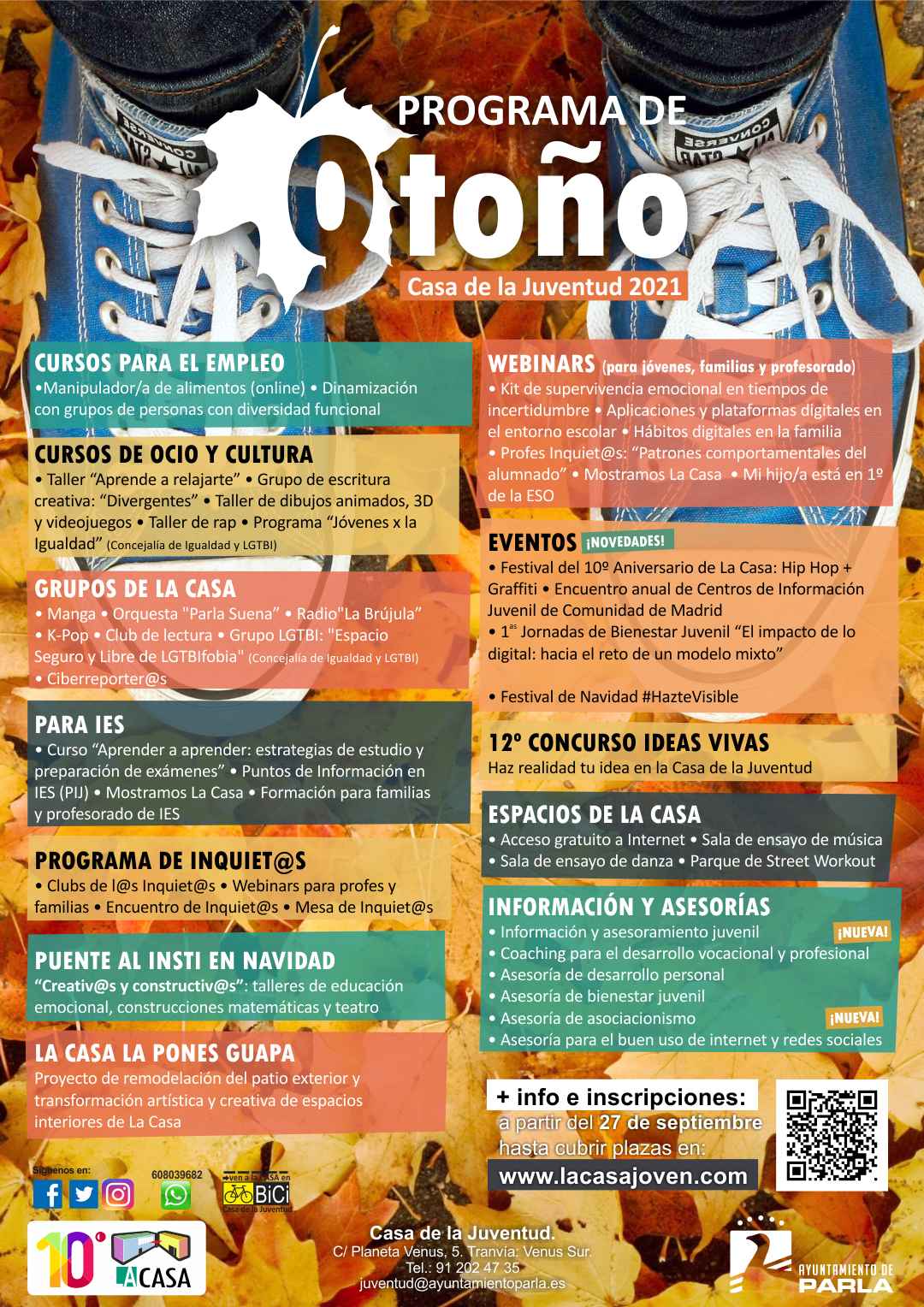 cartel Programación de Otoño 2021