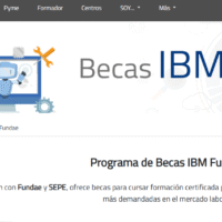 Becas 2026, gratuitas, para cursar formación de IBM, en colaboración con Fundae y SEPE (online)
