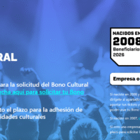 Bono Cultural Joven 2026.
