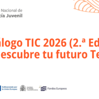 Nueva edición del Catálogo TIC 2026, recursos de formación digital gratuita para jóvenes.