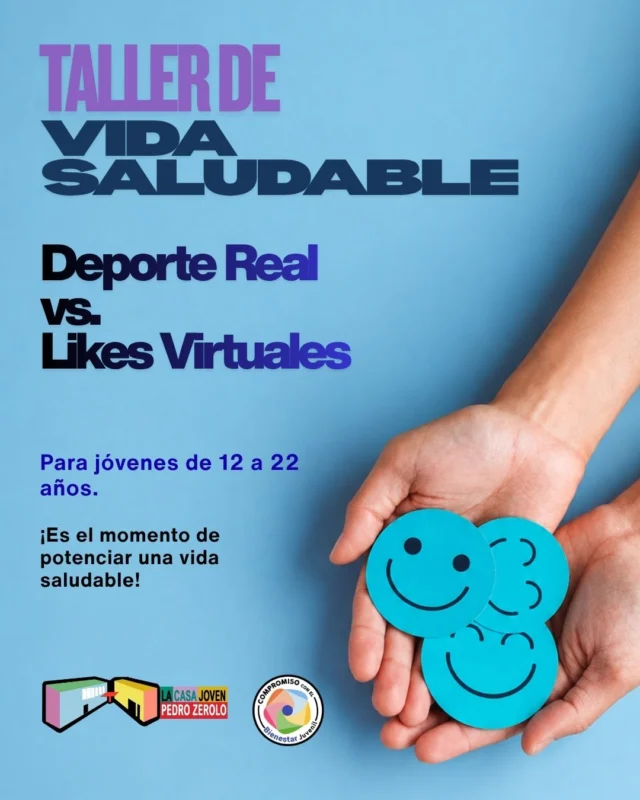 📱🏃‍♀️ ¿Y si hoy cambiamos los likes por experiencias?

En "Deporte Real vs. Likes Virtuales" vamos a movernos, jugar, superar retos, desconectar un rato de las pantallas y, sobre todo, pasarlo bien.

Un taller para descubrir otras formas de cuidarnos y disfrutar de nuestro tiempo libre. 💙

👥 De 12 a 22 años
📅 8 y 15 de noviembre
⏰ 11:00–14:00 h
📍 La Casa de la Juventud de Parla

Menos scroll. Más vida real. 👀

Toda la info en:
https://www.lacasajoven.com/

Proyecto de Asociación “La Paz” ganador en la modalidad de ámbito cultural creativo.

#LaCasa #BienestarJuvenil #ConcursoIdeasVivas
